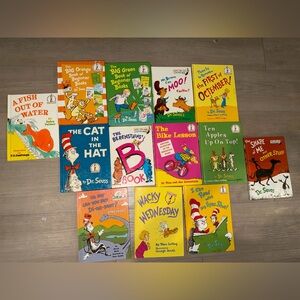 Lot 13 Classic Dr. Seuss Bright and Early books For Beginning Beginners Readers